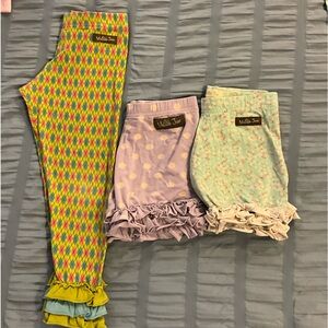 Matilda Jane leggings and shorties